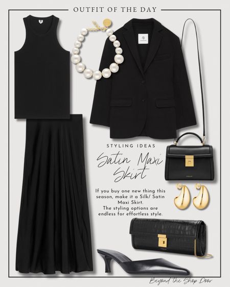 Outfit of the Day - Elevated Styling Options for a Satin Maxi Skirt.

If you buy one new thing this season, make it a Silk/ Satin Maxi Skirt.
The styling options are endless for effortless style.

#effortless elegancee


#LTKitbag #LTKstyletip #LTKover40