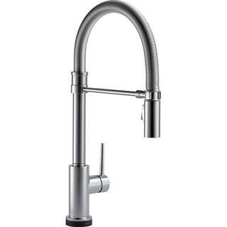 Delta Trinsic Pro Single-Handle Pull-Down Sprayer Kitchen Faucet with Touch2O Technology and Spri... | The Home Depot