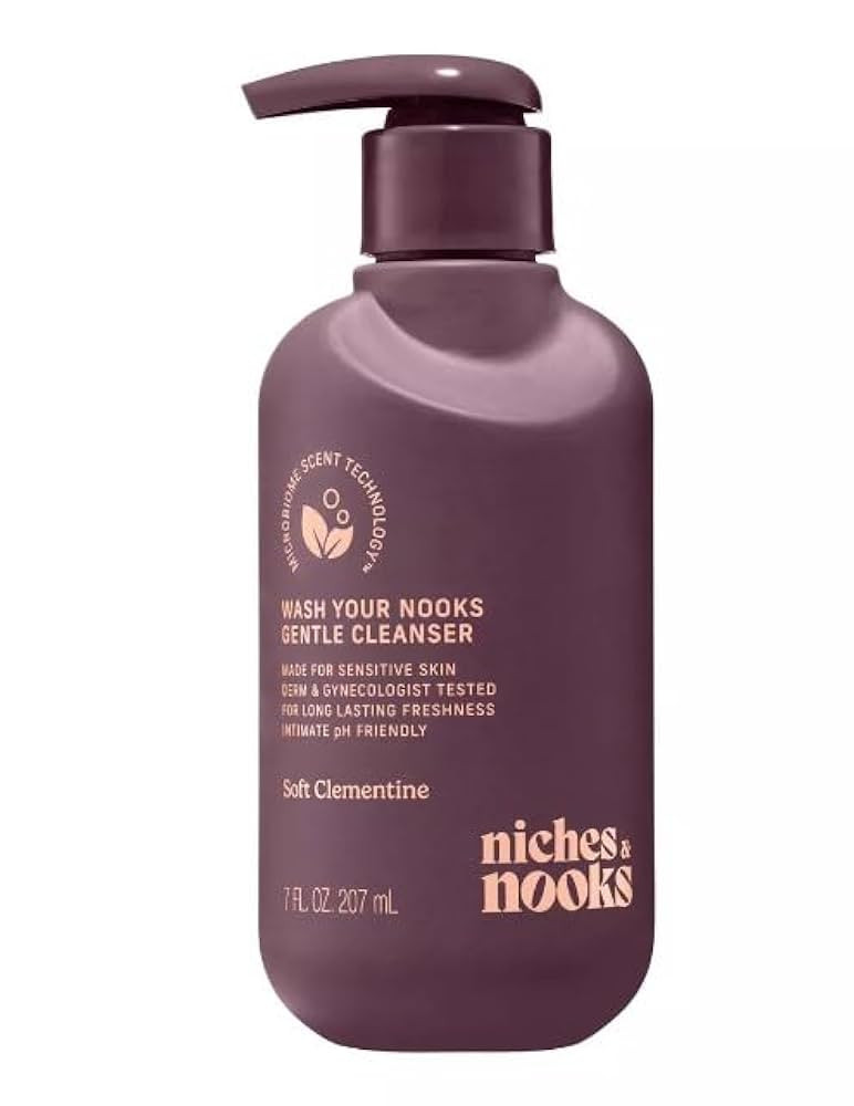 Niches & Nooks, Wash Your Nooks Gentle Cleanser - Soft Clementine - 7 fl oz pack 1 | Amazon (US)