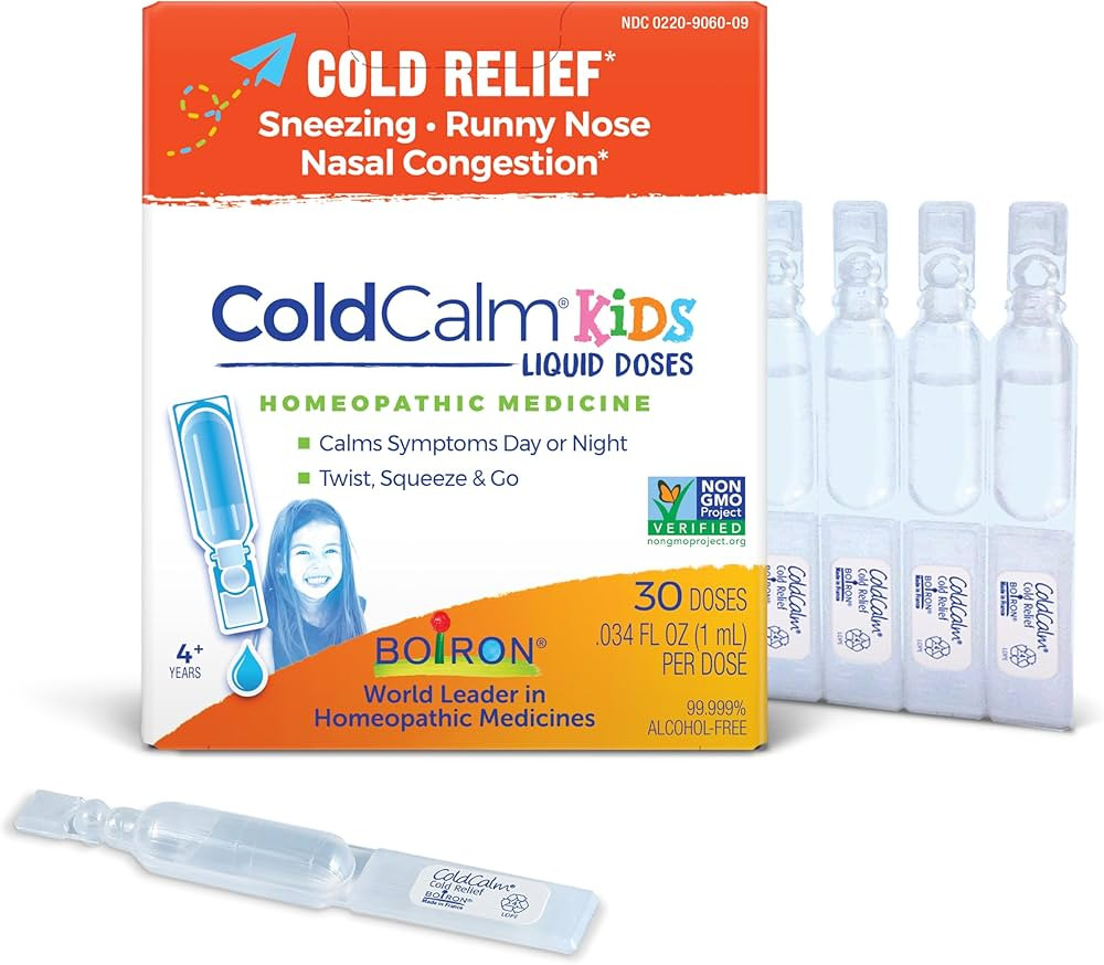 Boiron ColdCalm Kids Single-Use Drops for Relief from Cold Symptoms of Sneezing, Runny Nose, and ... | Amazon (US)