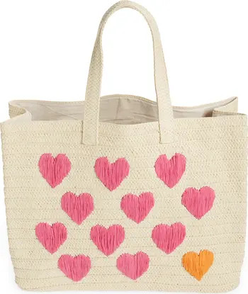 Be Mine Straw Tote | Nordstrom