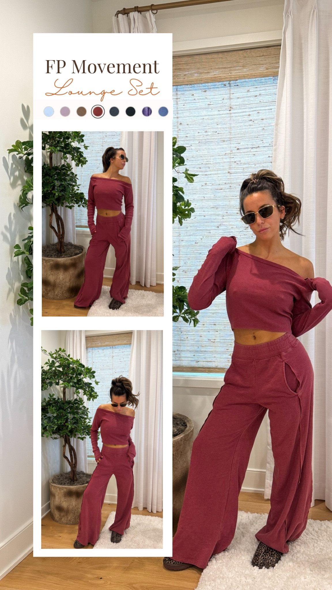 Free people movement Lounge set
Wearing. S 




#LTKSeasonal #LTKU #LTKActive