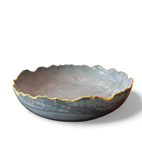 Large Concrete Bowl, Key Bowl for Entryway, Centerpiece Bowl, Bowl Decor for Table, Decorative Bo... | Amazon (US)