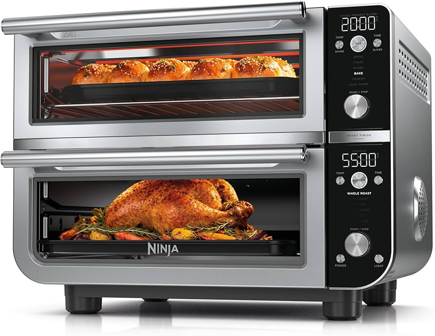 Ninja Double Oven Pro Smart XL Countertop Oven & Air Fryer | 30.2 Qt Capacity | 12-in-1 with Smar... | Amazon (US)