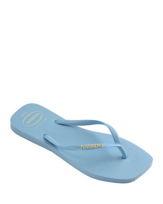 Women's Slim Square Logo Flip-Flops | Bloomingdale's (AU)