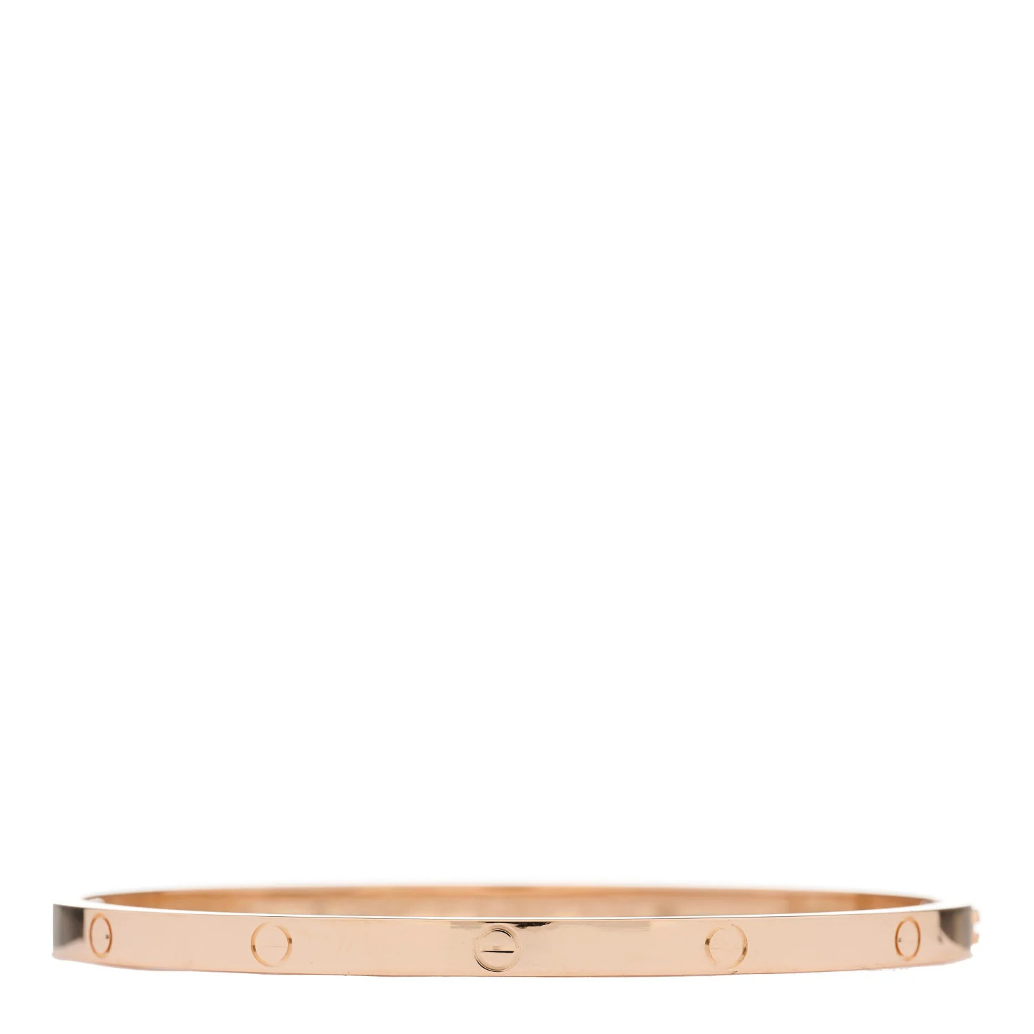 18K Pink Gold Small LOVE Bracelet 17 | FASHIONPHILE (US)