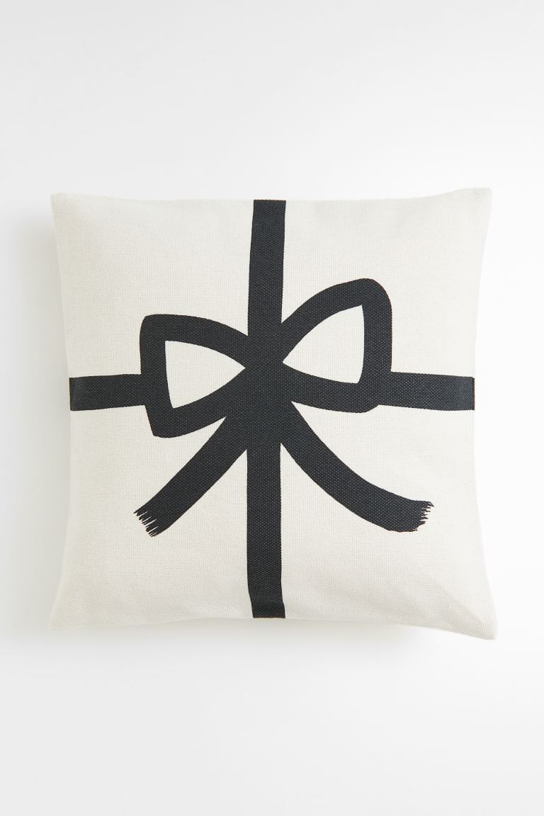 Printed Cotton Cushion Cover | H&M (US + CA)