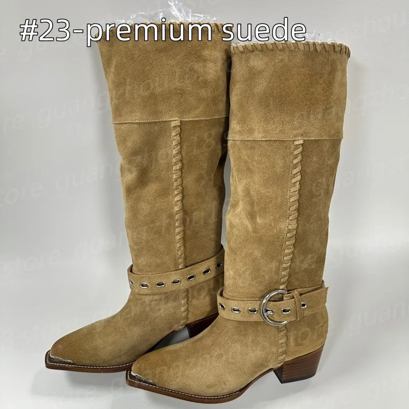 (go off picture not the description) 10A Premium Designer Long Boots with Fur Winter Women Warm S... | DHGate