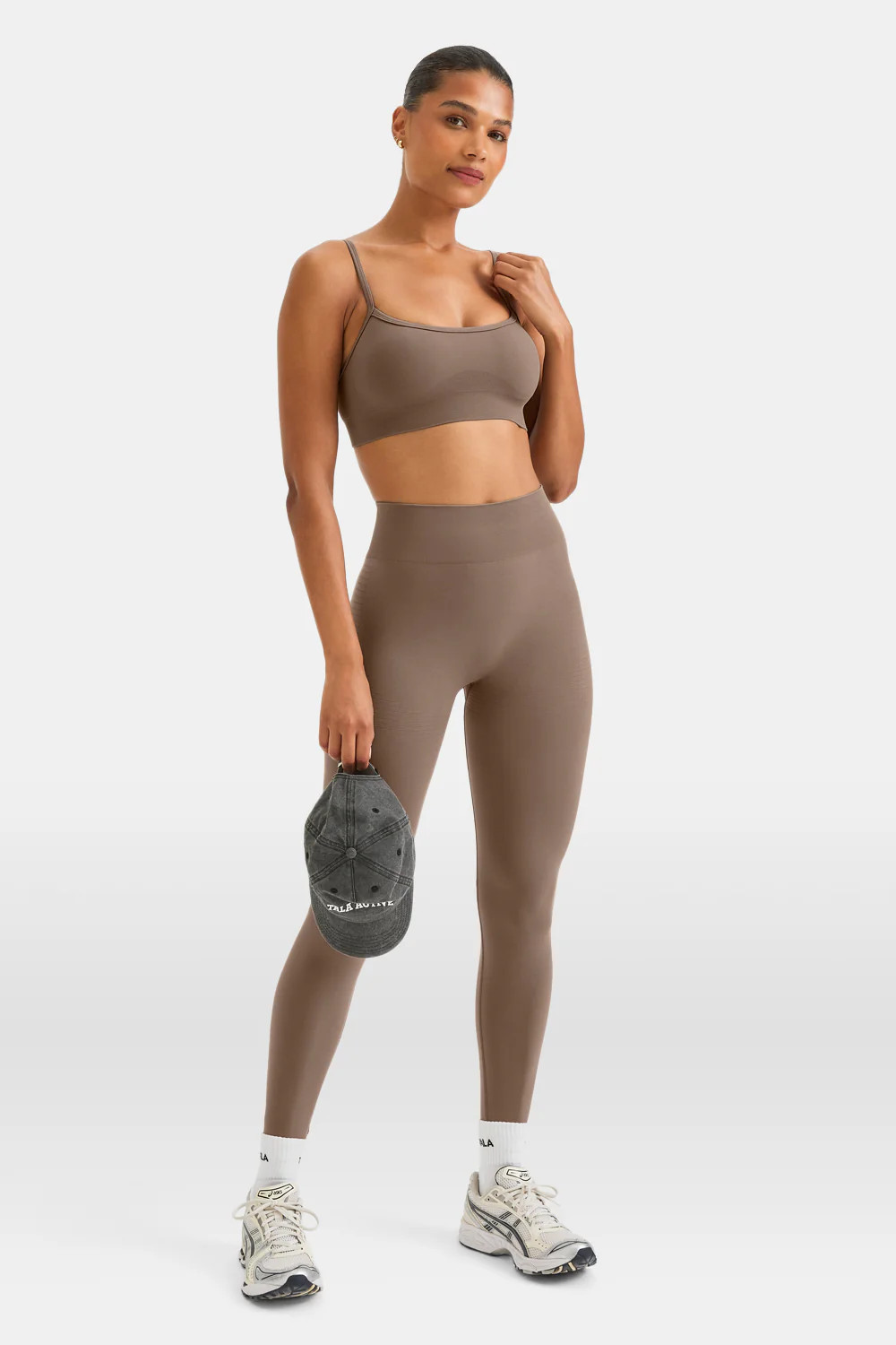 Sculpt Seamless Scrunch Black Marl Leggings | TALA | TALA (UK)