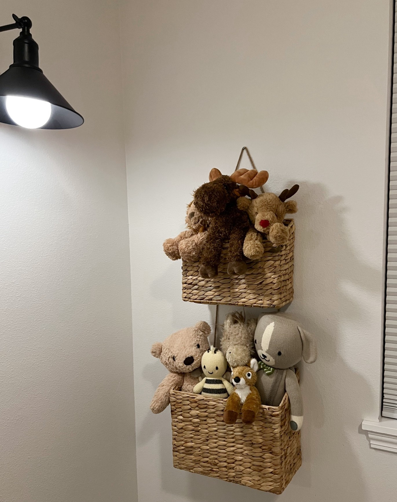 Stuffed animal storage idea for kid’s room! Boy room, boy nursery, girl room, girl nursery, basket storage, wall basket, hanging baskets, kid’s room organization, organizer, playroom organization 

#LTKBaby #LTKKids #LTKBump