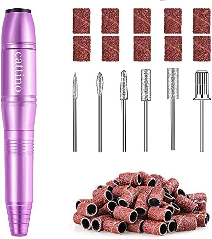Amazon.com: Cattino Electric USB Nail Drill Machine, Electrical Acrylic Nail File Nail Art Suppli... | Amazon (US)