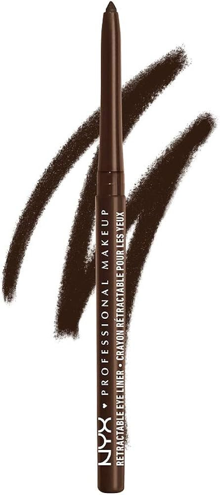 NYX PROFESSIONAL MAKEUP Mechanical Eyeliner Pencil, Brown | Amazon (US)