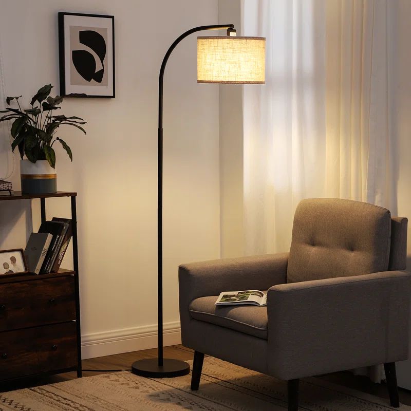 Kjeld 63" Arched Floor Lamp | Wayfair North America