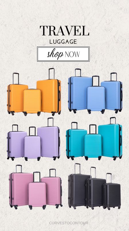3 piece luggage set only $120 and comes in a ton of different colors!

#LTKTravel