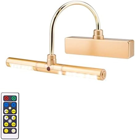 BIGLIGHT Wireless Battery Operated LED Picture Light with Remote, Rotatable Light Heads of 3 Lightin | Amazon (US)