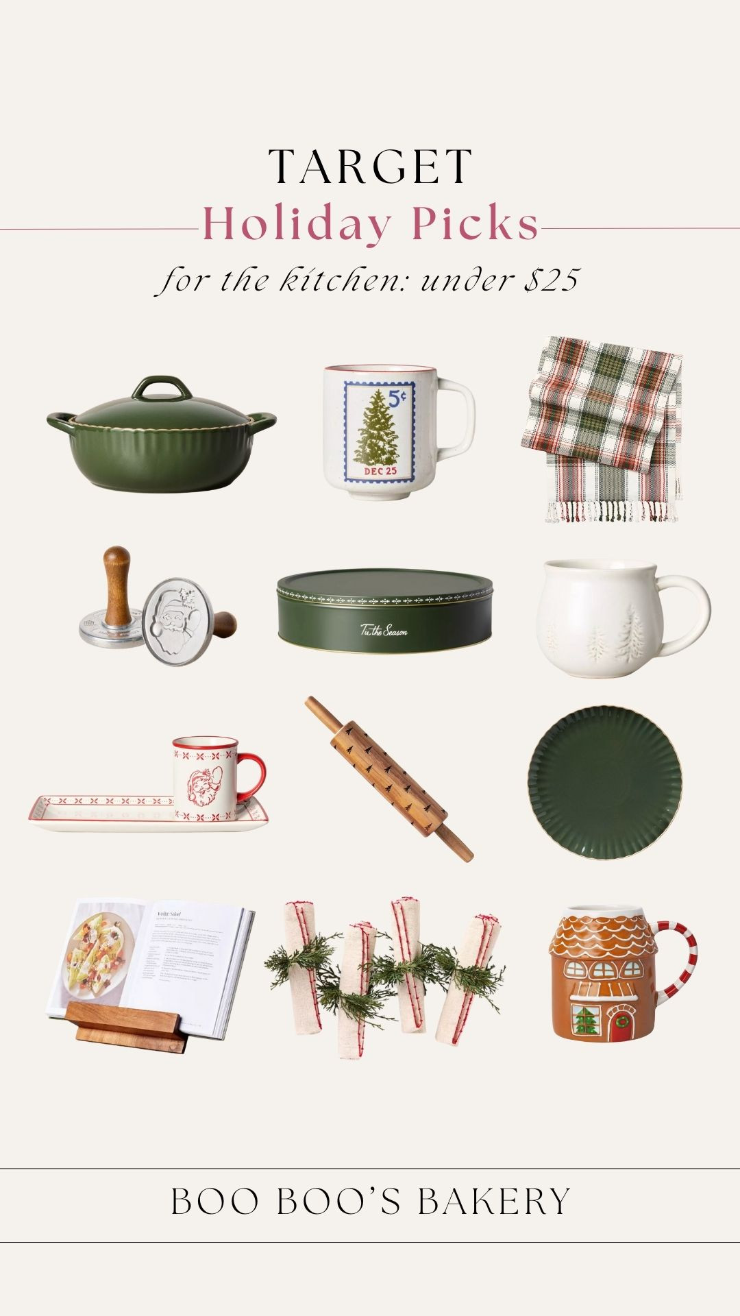 Holiday picks from Target, for the kitchen, less than $25. So many cute finds! I love those cookie cutters and the $5 holiday mug.  

 #LTKHoliday #LTKSeasonal #LTKFindsUnder50