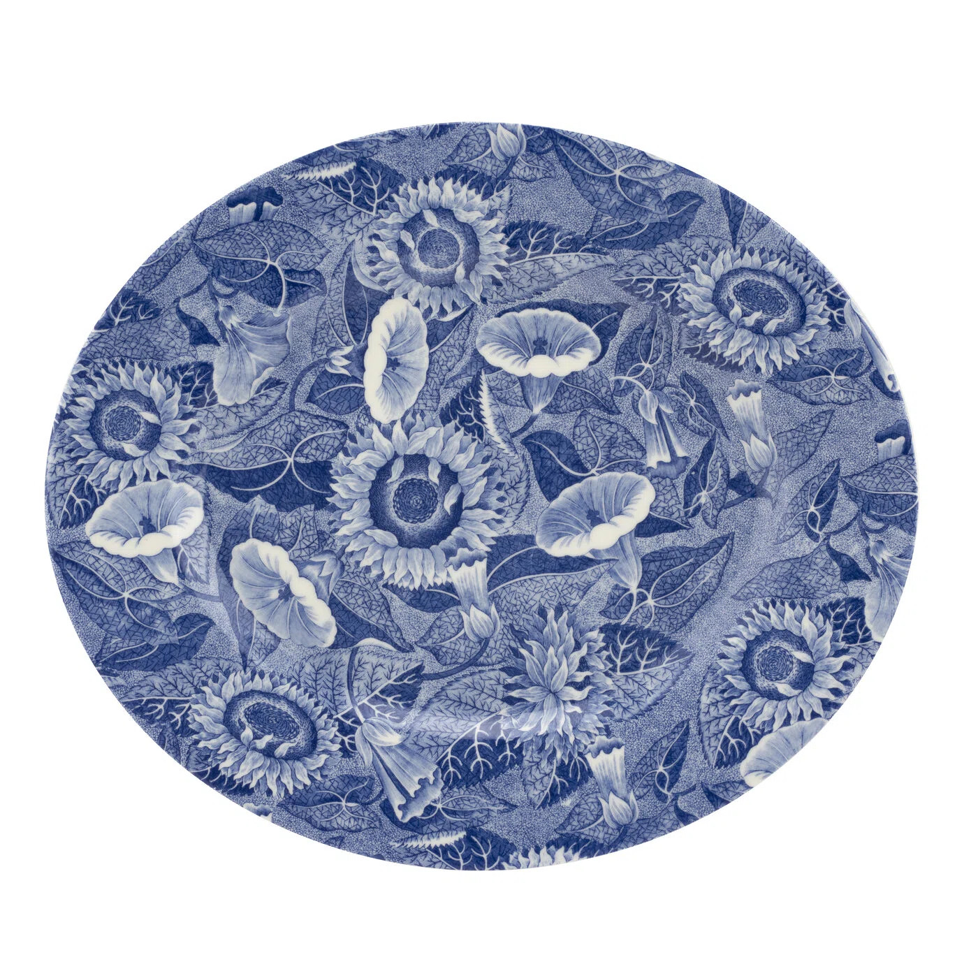 Spode Blue Room Sunflower 14 Inch Oval Platter | Wayfair North America