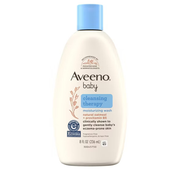 Aveeno Baby Cleansing Therapy Moisturizing Wash - 8 fl oz | Target