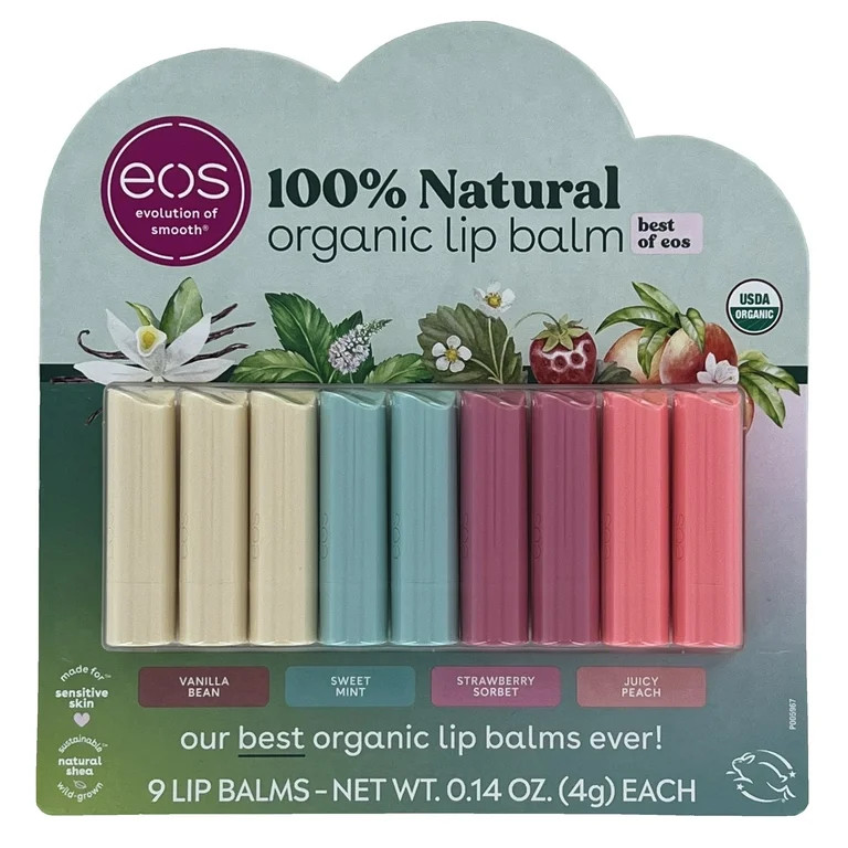 eos Best of eos Lip Balm, 9 Sticks | Walmart (US)