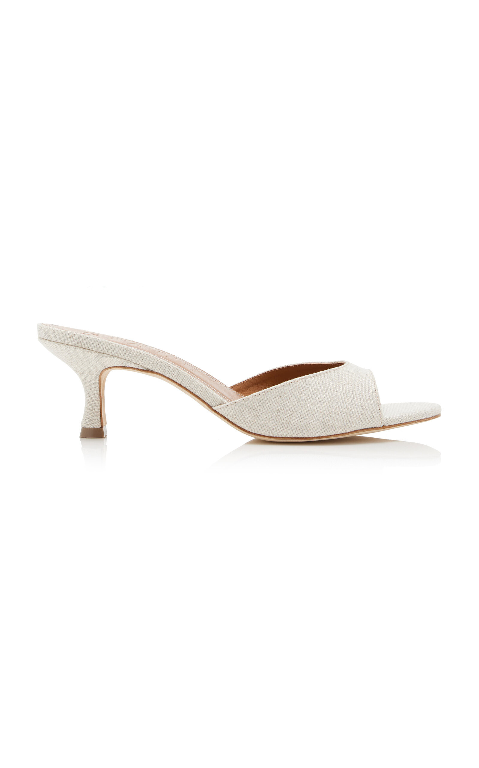 STAUD Brigitte Canvas Mules - Moda Operandi | Moda Operandi (Global)