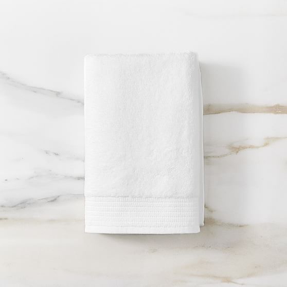 Premium Spa Organic Towel, Hand Towel, White | West Elm (US)