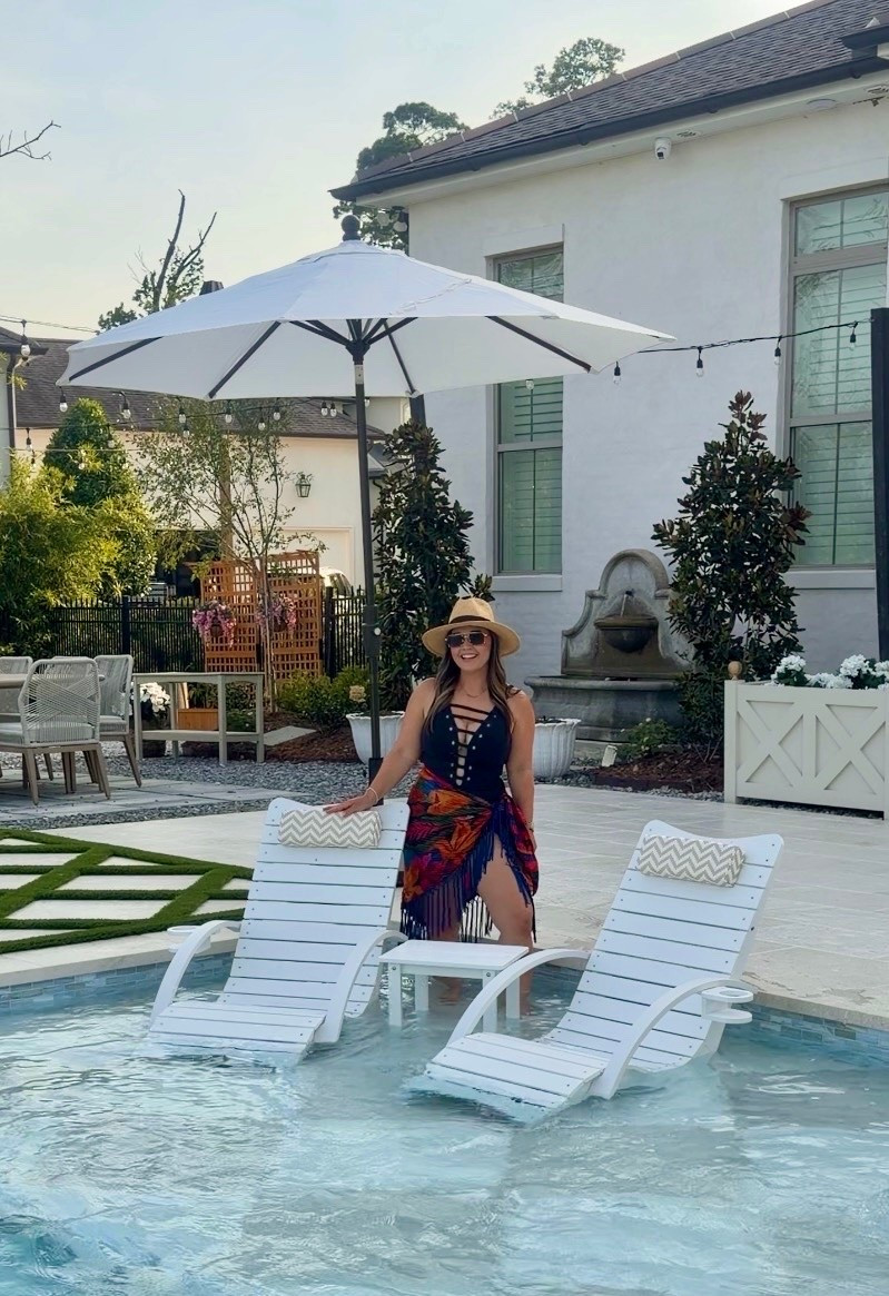 These pool chairs are unlike any I’ve ever sat in!! They are so comfortable and sit up perfectly!
#poolloungers

#LTKHome #LTKSwim #LTKSaleAlert