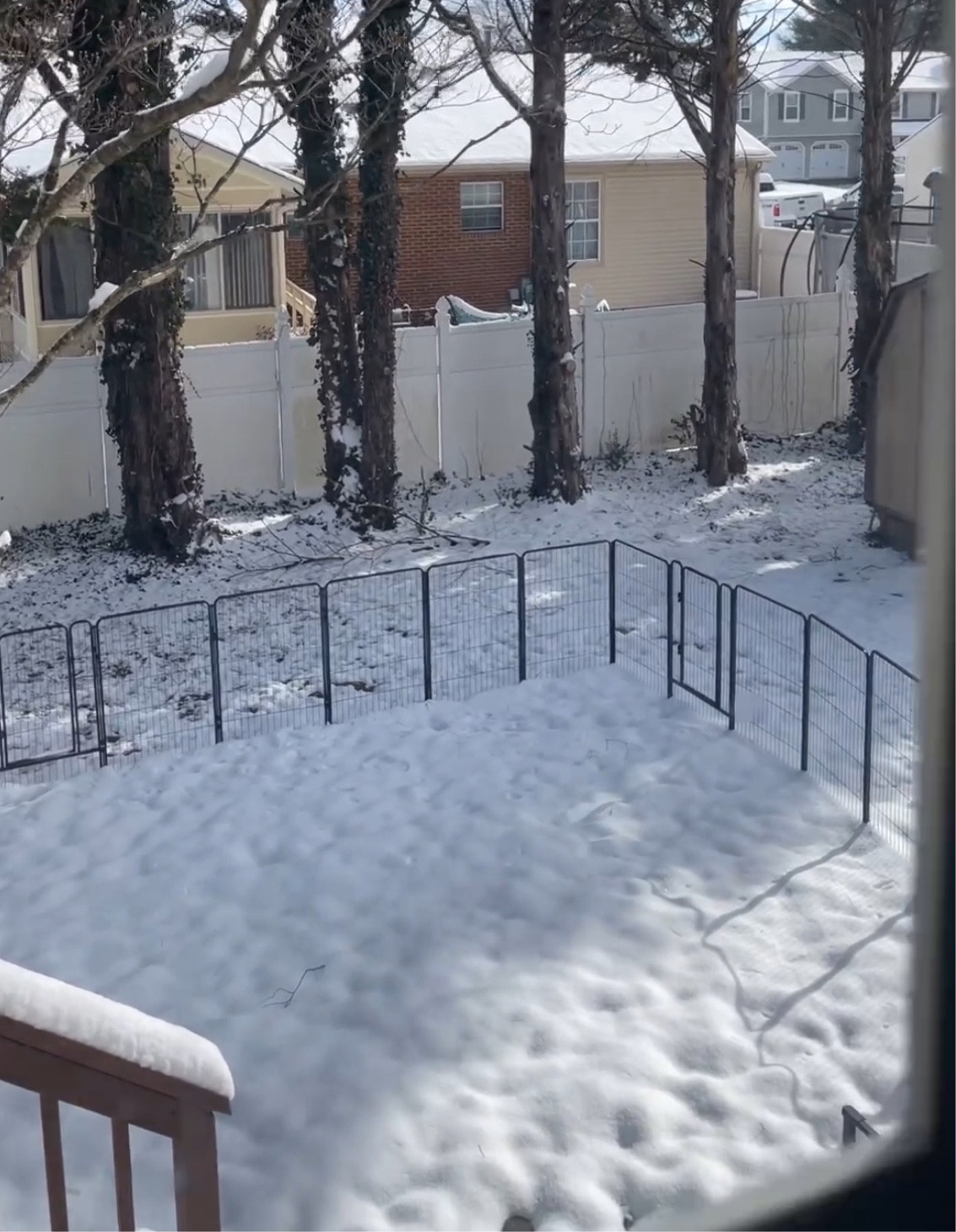 Dog run / dog fence best option for people with dogs that don’t have a closed in backyard like us! I got the 40inch height and 24 panels for my English bulldog 

#LTKfamily #LTKhome