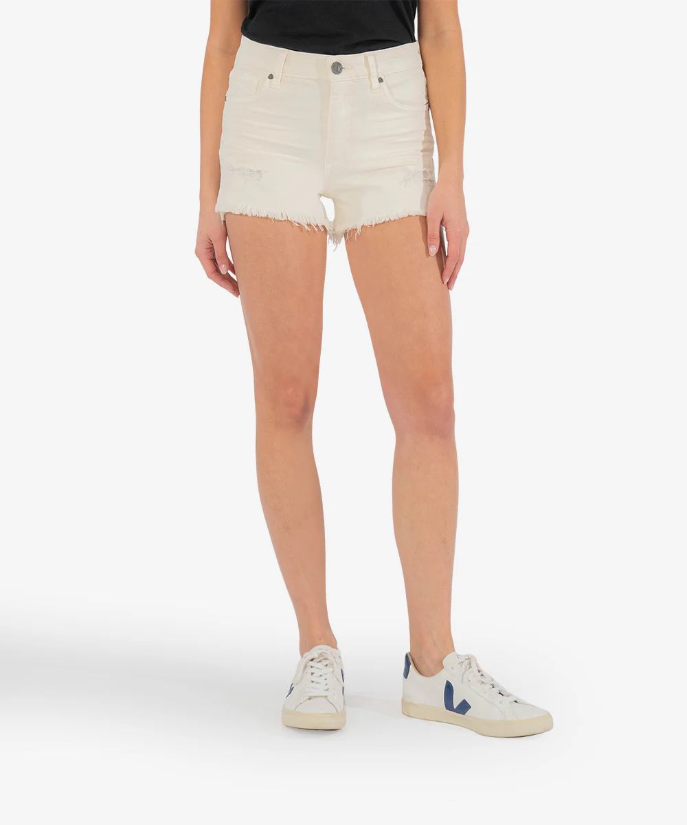 Jane High Rise Short (Ecru) | Kut From Kloth