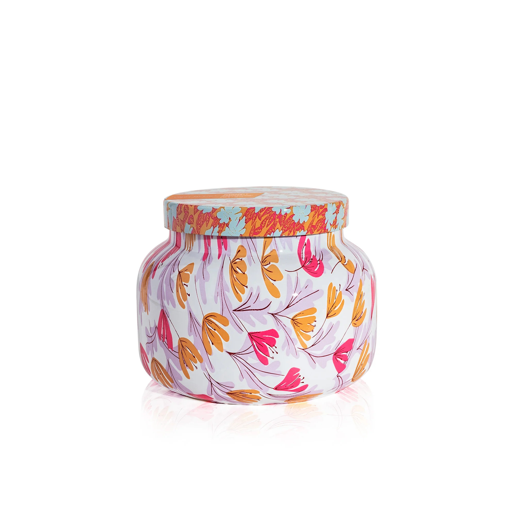 Pineapple Flower Pattern Play Signature Candle | Capri-Blue