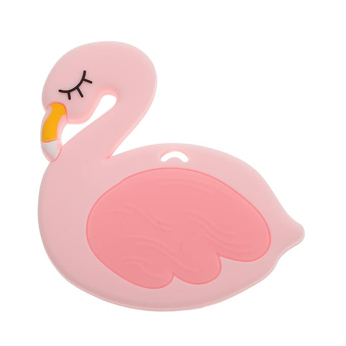 Healifty 3pcs Chewing Useful Cartoon Training Teeth Infant Toy Plaything Teething Chew Baby Swan ... | Amazon (US)