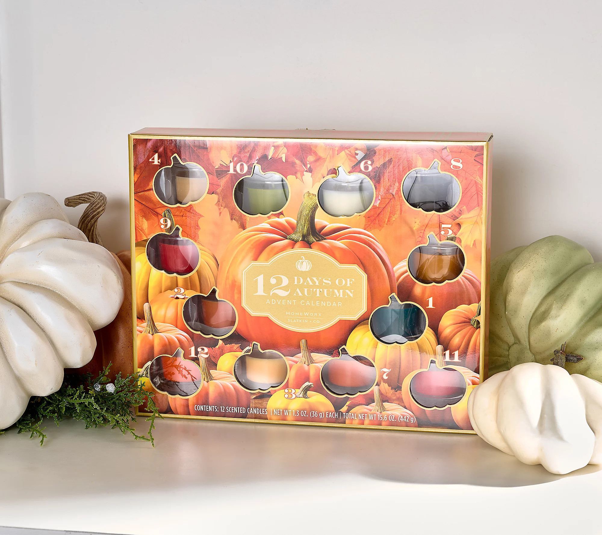 HomeWorx by Slatkin + Co. 12 Days of Scent Fall Advent Calendar | QVC