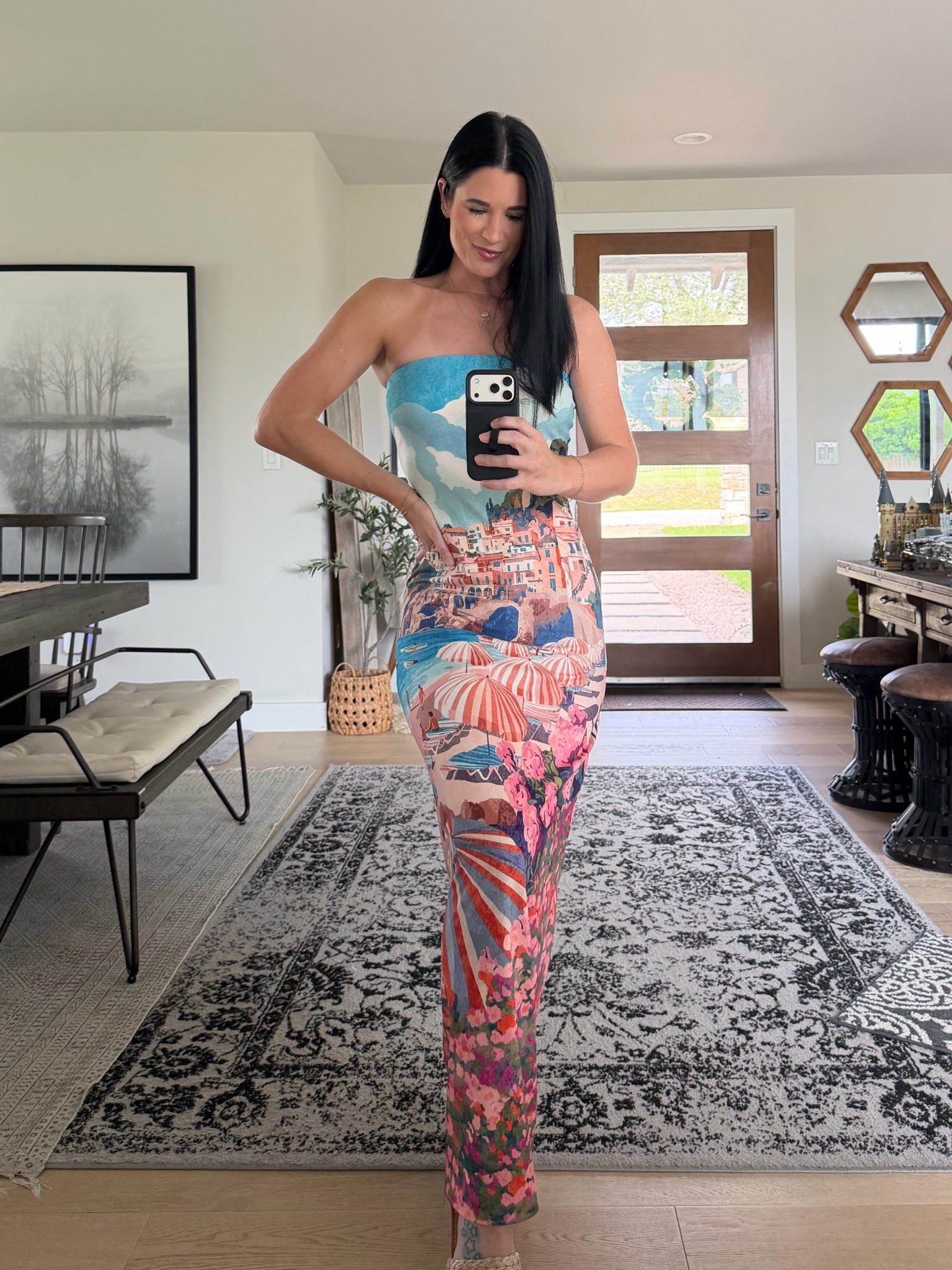 My show me your mumu Italy maxi dress is 25% off and under $150 now! I’m in the size small. Also linked my Julie Vos bracelets and Gucci handbag.





#LTKSaleAlert