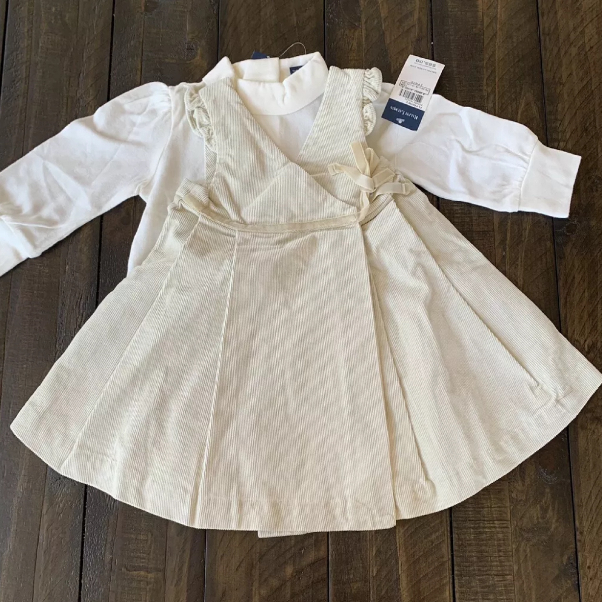 DEAL ALERT 🧸❤️ Ralph Lauren Corduroy dress set! Seems either Y2K or vintage! And Brand new! Perfect for the fall and winter season! 

#LTKBump #LTKKids #LTKBaby