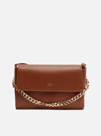 Bolsa Tiracolo Marrom Arezzo Pequena Corrente Metal | ZZ Mall (BR)