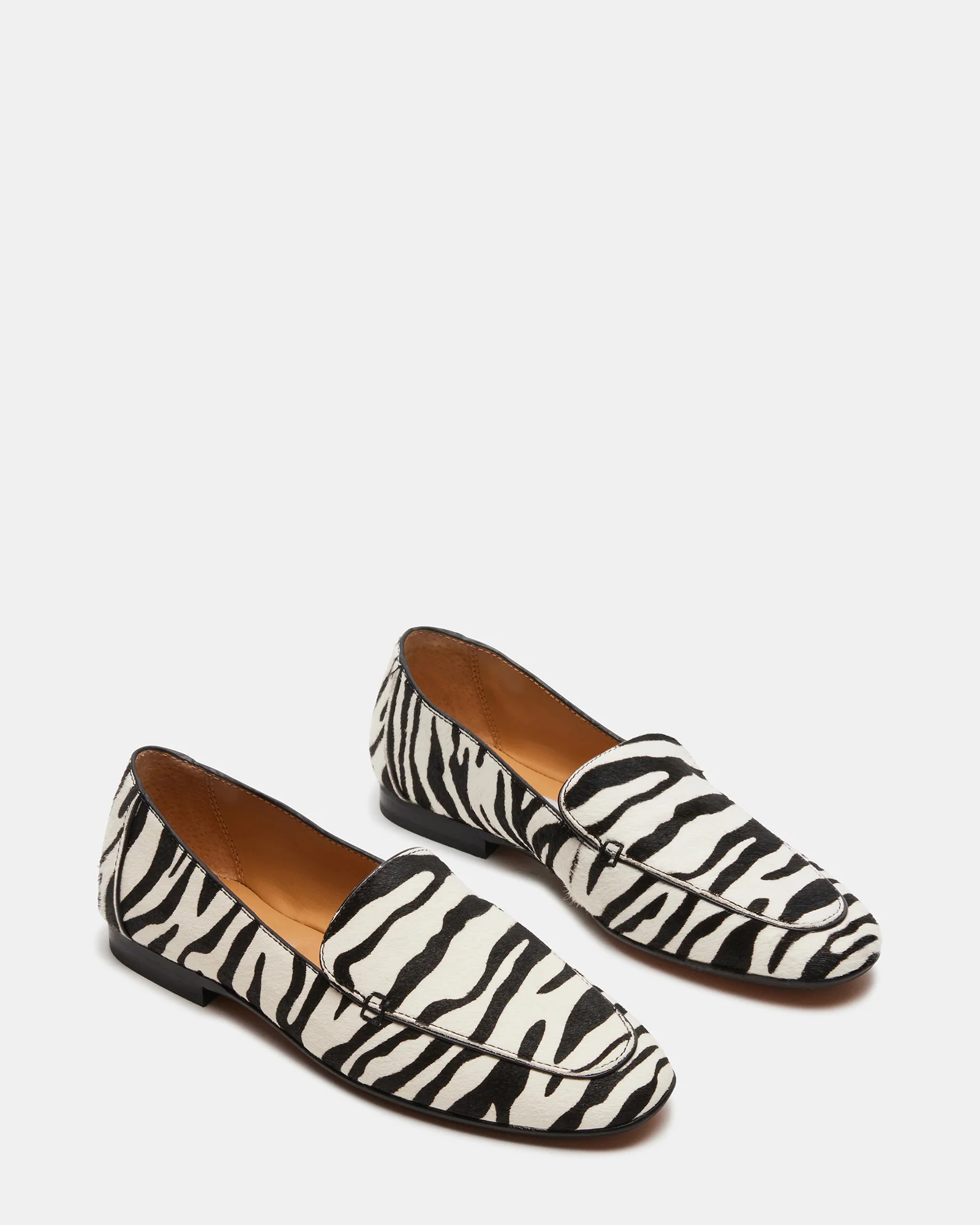 FITZ Zebra Exotic Loafers | Women's Designer Shoes | Steve Madden (Canada)