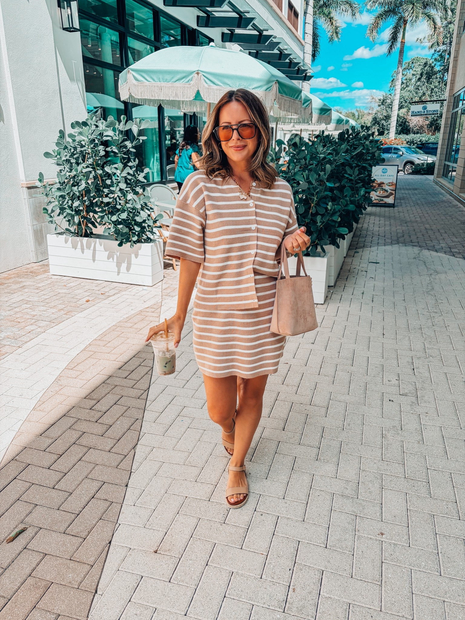 Obsessed with this cardigan + mini skirt set is understatement!!! So good, fits tts, I’m wearing small. 💛✨

#LTKgrwm #LTKPetite #LTKootd