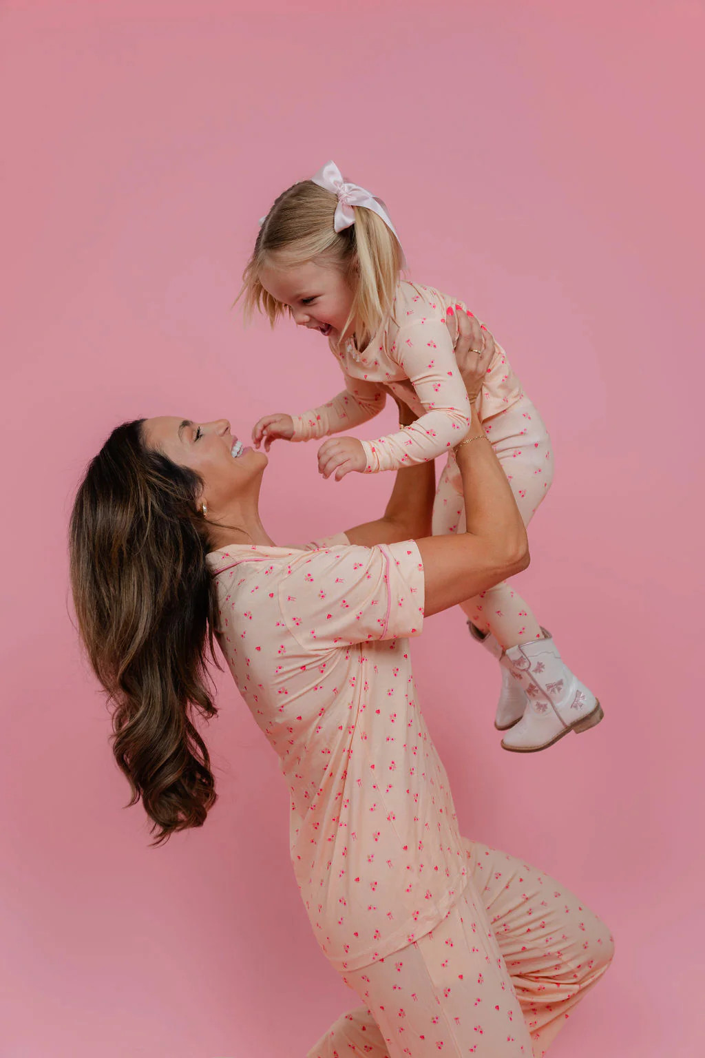 Yellow Floral and Bow Women's Set Jammers x Karissa Abbott | In My Jammers