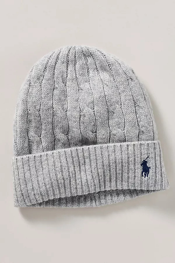 Cashmere Blend Cable Knit Beanie | Anthropologie (US)