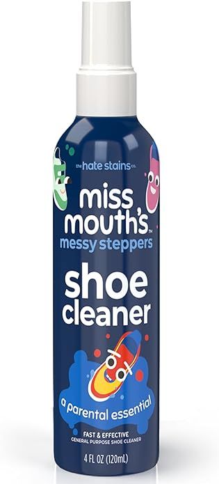 Miss Mouth's Messy Steppers Shoe Cleaner - 4oz Spray Ready To Use Sneaker Cleaner for Rubber, Can... | Amazon (US)