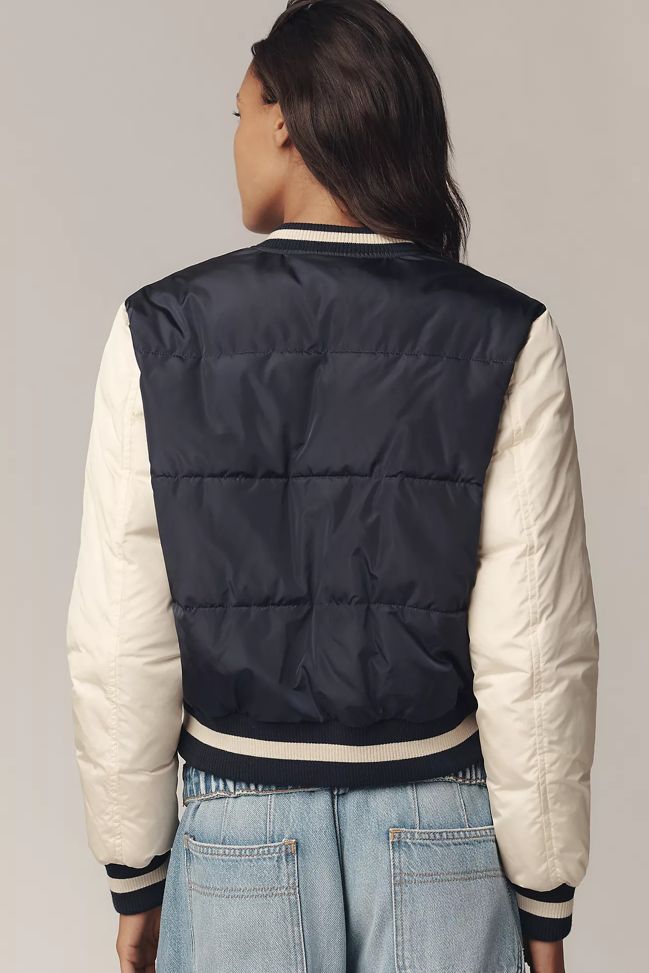 MOTHER Pillow Talk Letterman Jacket | Anthropologie (US)