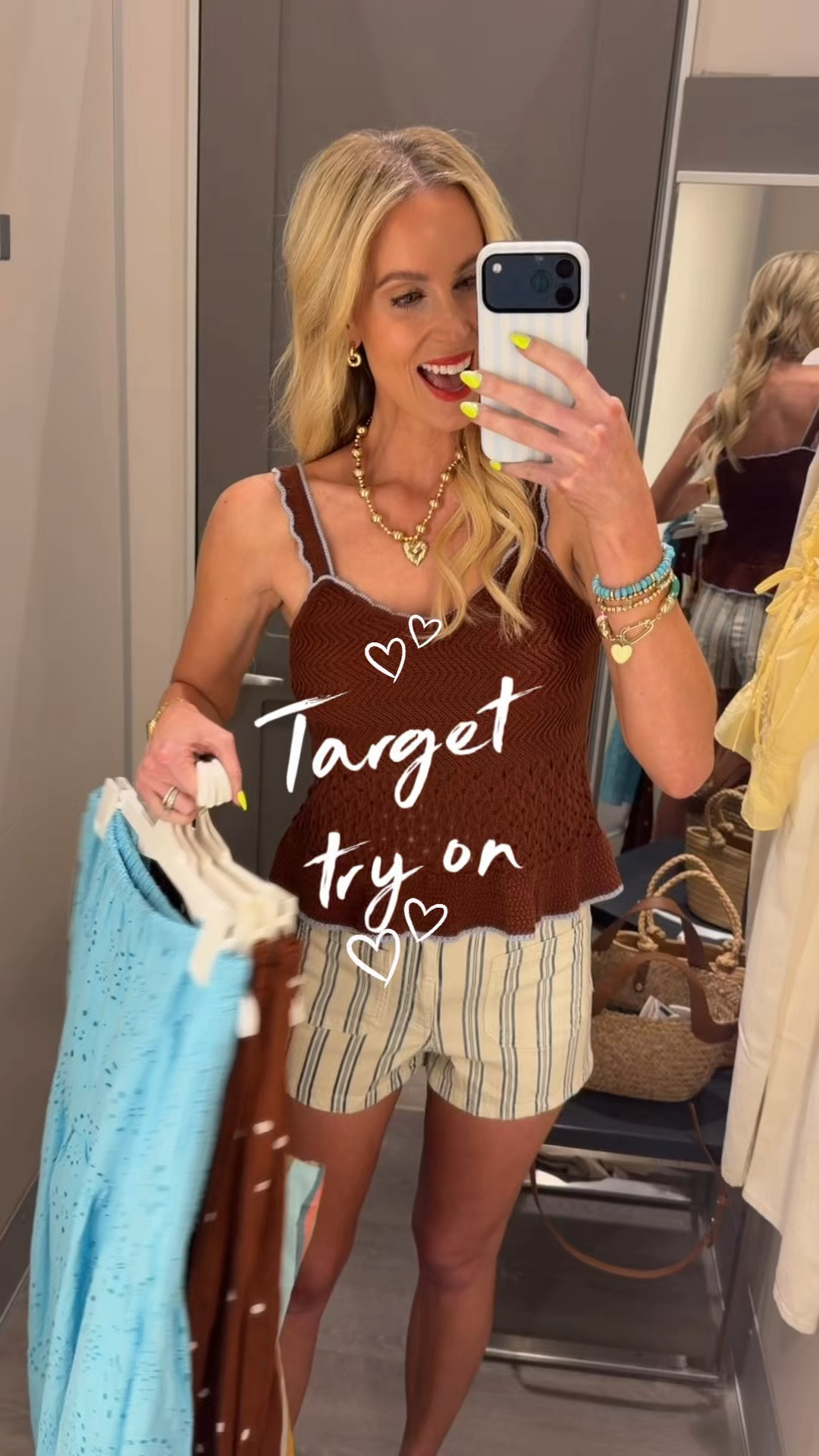 New Target try on!! Polka dot set, eyelet set, crochet top, summer outfits ideas and more!!
