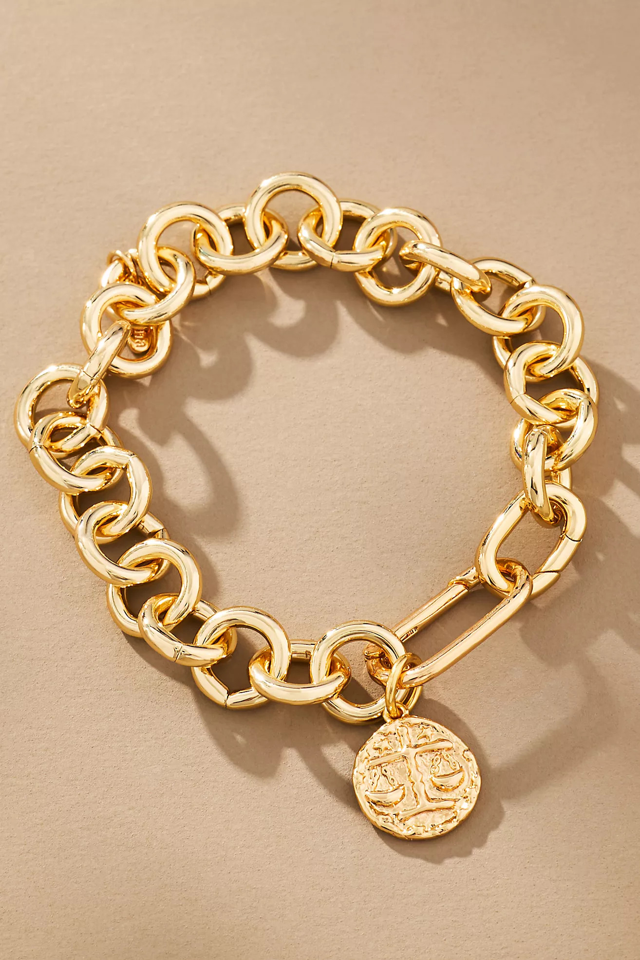 Chunky Coin Charm Bracelet | Anthropologie (US)