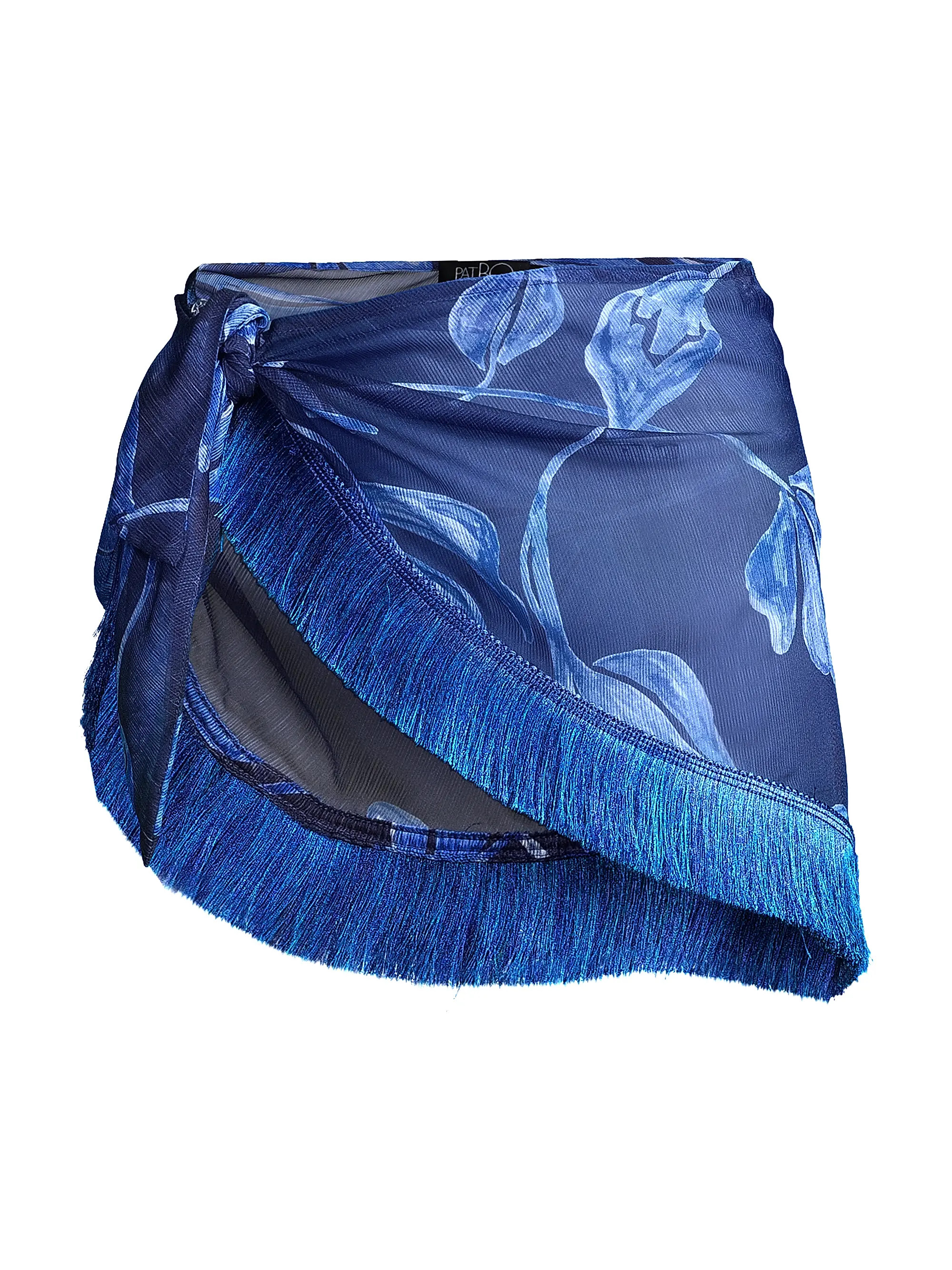 Nightflower Floral & Fringe Sarong | Saks Fifth Avenue