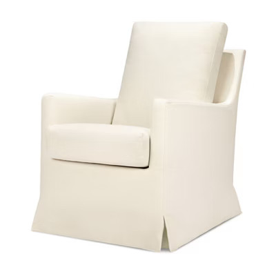 DaVinci Winnie Slipcover Swivel Glider - Vanilla | Target