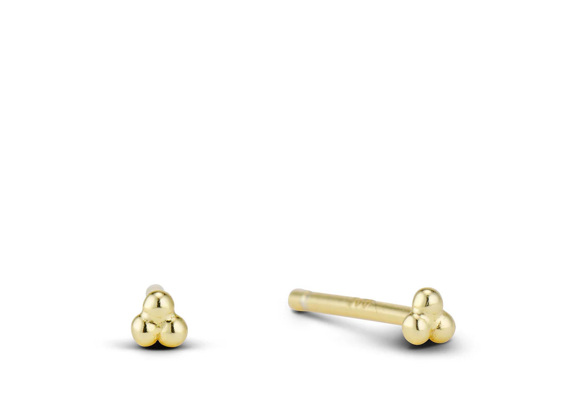 TINY TRIO STUD EARRING | EP JEWELS 