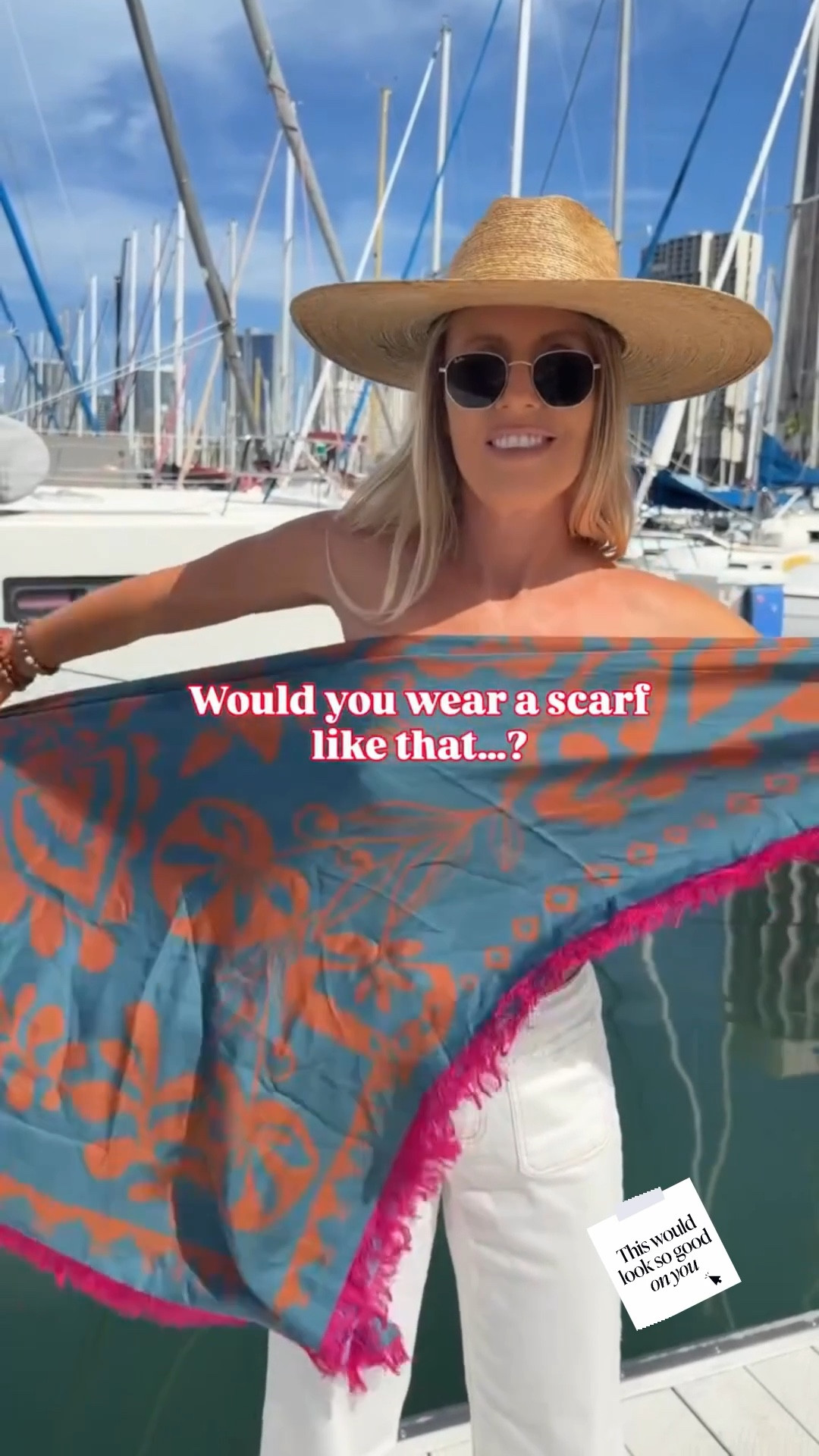 Would you wear a scarf as a one shoulder top ? YES or NO ?

Say OUTFIT and I’ll immediately send you all the info 🧣🔗😘

#scarfhacks #diytop #diyfashion

#LTKootd #LTKSpringSale #LTKU