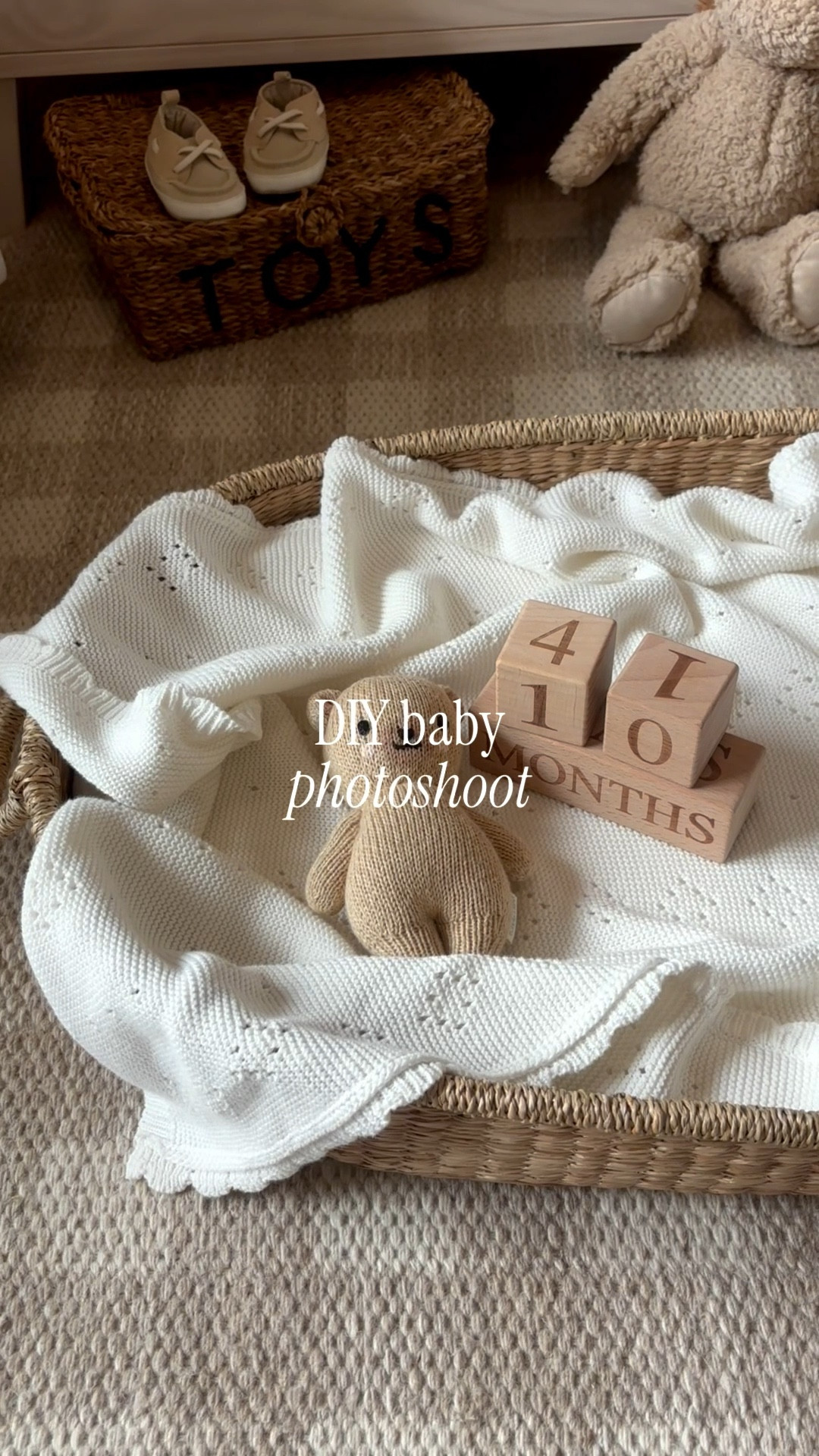 DIY baby photoshoot 🤍
Using a Moses basket for at-home baby photos creates the sweetest, most timeless setup. Soft neutrals, cozy layers, and natural light keep the focus on baby while still feeling elevated and organic. An easy, Pinterest-inspired way to capture those early days—no studio required.

Moses basket baby photoshoot, DIY baby photoshoot, newborn photos at home, neutral baby photoshoot, Pinterest baby photo ideas, Moses basket styling, timeless newborn photos, gender neutral baby photos, cozy newborn setup, minimalist baby photography, baby photo inspiration, newborn lifestyle photos, neutral nursery aesthetic

#LTKBaby #LTKBump #LTKKids