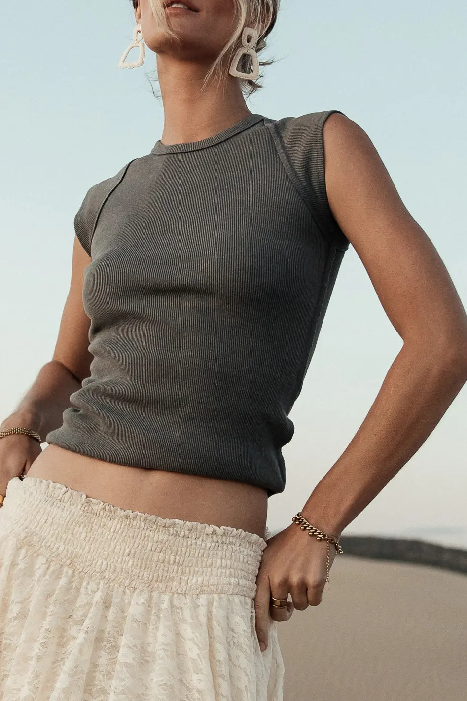 Huxley Tank in Blue | Böhme US