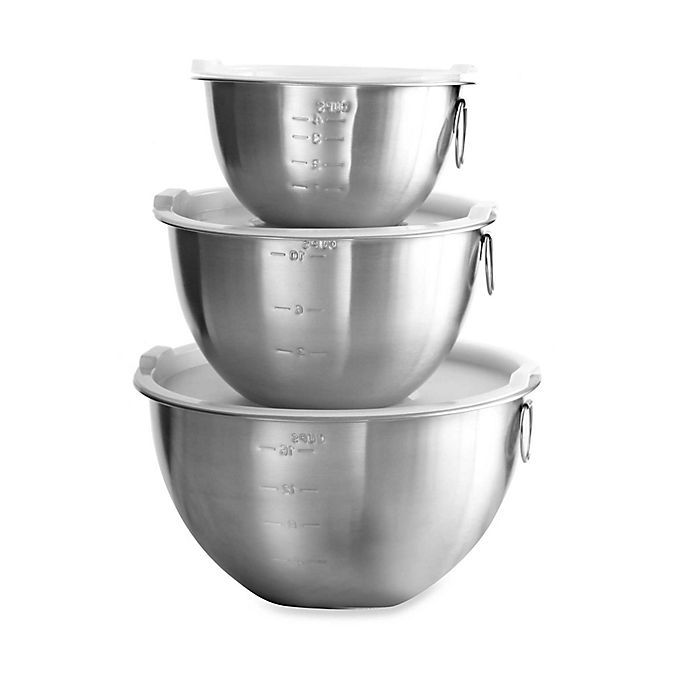 SALT™ 3-Piece Stainless Steel Mixing Bowl Set | Bed Bath & Beyond | Bed Bath & Beyond