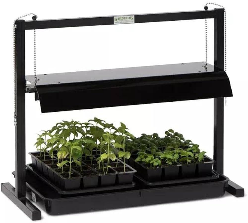 Gardener's Supply Company Compact Tabletop Sunlite Garden Indoor Grow Light | 2 Full-Spectrum T5 ... | Amazon (US)